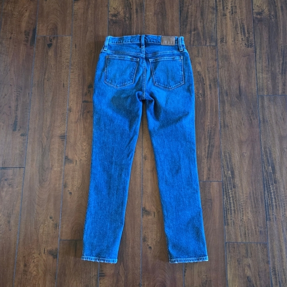 Madewell Women's Mid-Rise In Chaseley Wash Tomboy Straight Leg Jeans Size 25 - Picture 5 of 16